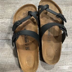 Birkenstock Black Cross-Strap Sandals
